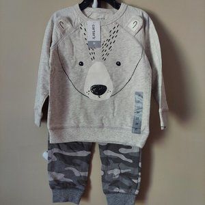 Brand new Carters Long sleeve shirt and pants combo size 3T